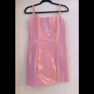 PrettyLittleThing PU Mini Dress